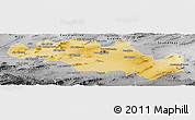 Physical Panoramic Map of Oum El Bouaghi, desaturated