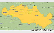 Savanna Style Simple Map of Oum El Bouaghi