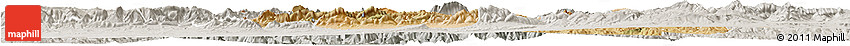 Satellite Horizon Map of Setif, lighten, semi-desaturated