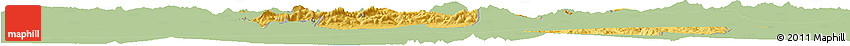 Savanna Style Horizon Map of Setif, single color outside