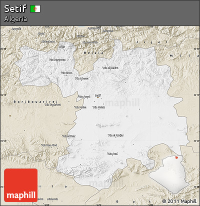 Classic Style Map of Setif