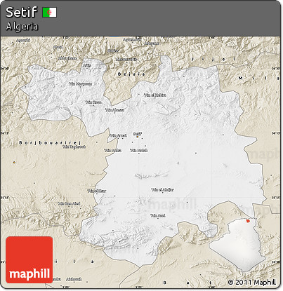 Classic Style Map of Setif