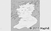 Gray 3D Map of Sidi-Bel-Abbes