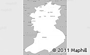 Gray Simple Map of Sidi-Bel-Abbes