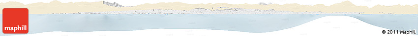 Classic Style Horizon Map of Skikda, single color outside