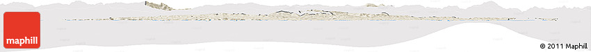 Shaded Relief Horizon Map of Skikda, cropped outside