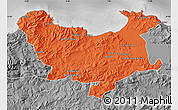 Political Map of Skikda, desaturated