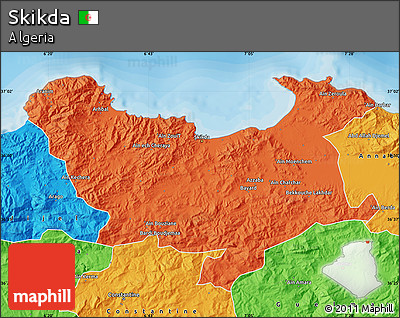 Political Map of Skikda