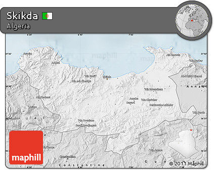 Silver Style Map of Skikda