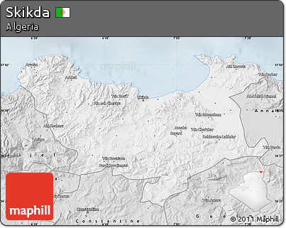 Silver Style Map of Skikda