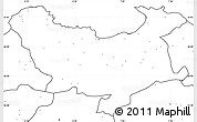 Blank Simple Map of Skikda, no labels