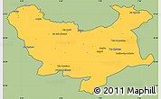 Savanna Style Simple Map of Skikda, cropped outside