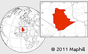 Blank Location Map of Tamanrasset