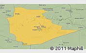 Savanna Style Panoramic Map of Tamanrasset