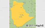 Savanna Style Simple Map of Tamanrasset