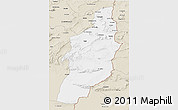 Classic Style 3D Map of Tebessa