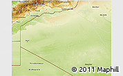 Physical 3D Map of Tendouf