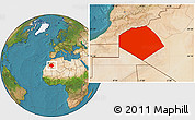 Satellite Location Map of Tendouf