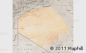 Satellite Map of Tendouf, semi-desaturated