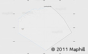 Silver Style Map of Tendouf, single color outside