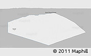 Gray Panoramic Map of Tendouf, single color outside