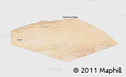 Satellite Panoramic Map of Tendouf, single color outside