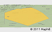 Savanna Style Panoramic Map of Tendouf