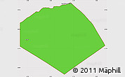 Political Simple Map of Tendouf, cropped outside