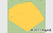 Savanna Style Simple Map of Tendouf, single color outside