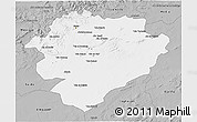 Gray 3D Map of Tiaret