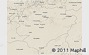 Shaded Relief 3D Map of Tiaret