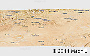 Satellite Panoramic Map of Tiaret