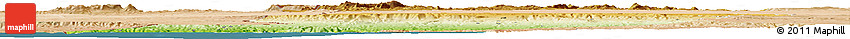Physical Horizon Map of Tlemcen, satellite outside