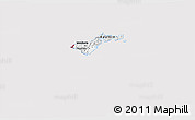Flag 3D Map of American Samoa, flag aligned to the middle