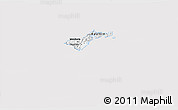 Flag 3D Map of American Samoa, flag rotated