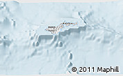 Gray 3D Map of American Samoa