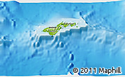 Physical 3D Map of American Samoa