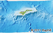 Physical 3D Map of American Samoa, shaded relief outside