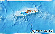 Political 3D Map of American Samoa