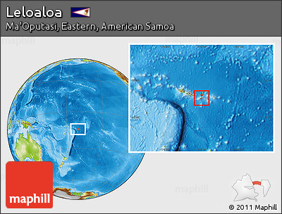 Physical Location Map of Leloaloa