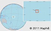 Gray Location Map of Pago Pago