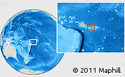 Shaded Relief Location Map of Pago Pago