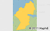 Savanna Style Simple Map of Pago Pago