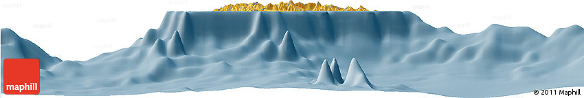 Savanna Style Horizon Map of American Samoa