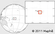 Blank Location Map of American Samoa, highlighted continent
