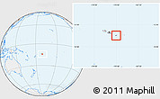 Gray Location Map of American Samoa, lighten