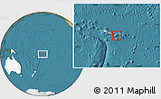 Satellite Location Map of American Samoa, highlighted continent
