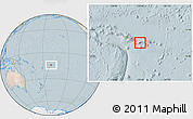Satellite Location Map of American Samoa, lighten