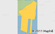 Savanna Style Simple Map of Leusoali'i