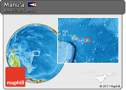 Physical Location Map of Manu'a